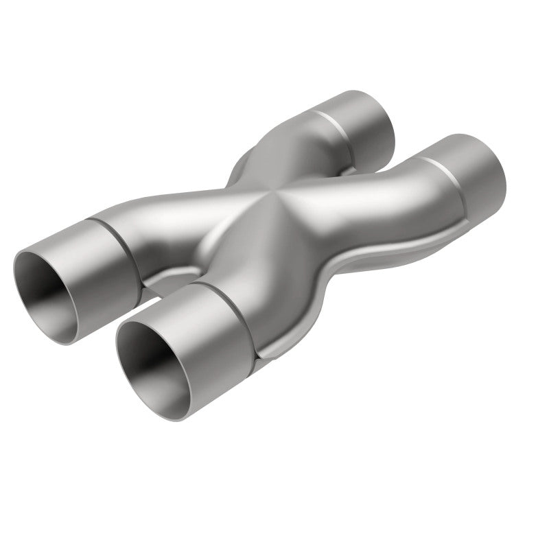 MagnaFlow Performance Exhaust X-Pipe 10792 - 3 Inch Stainless Steel Custom Exhaust Component
