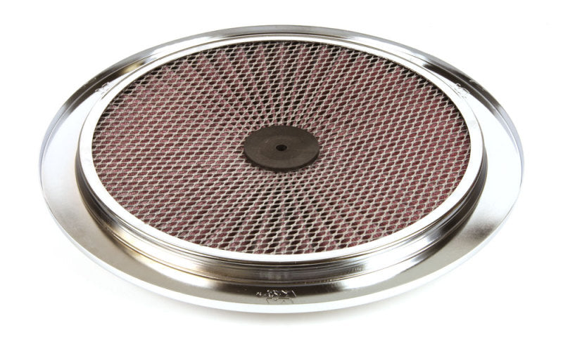K&N Engineering X-Stream Top Filter 14 Inch OD Chrome for Enhanced Engine Breathing