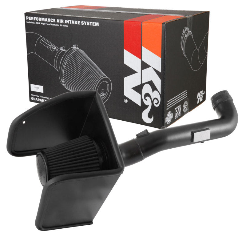 K&N Engineering 71-3104 Black Performance Cold Air Intake Kit for Chevrolet Colorado and GMC Canyon 3.6L V6