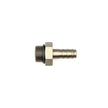 DeatschWerks 8AN ORB Male to 3/8 Inch Male Triple Barb Fitting with O-Ring – Anodized Titanium