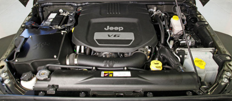 K&N Engineering 57-1573 Off-Road Snorkel System for Jeep Wrangler 2012-2013 with 3.6L V6 Engine