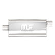 MagnaFlow 12224 Oval Straight-Through Performance Exhaust Muffler with Stainless Steel Construction