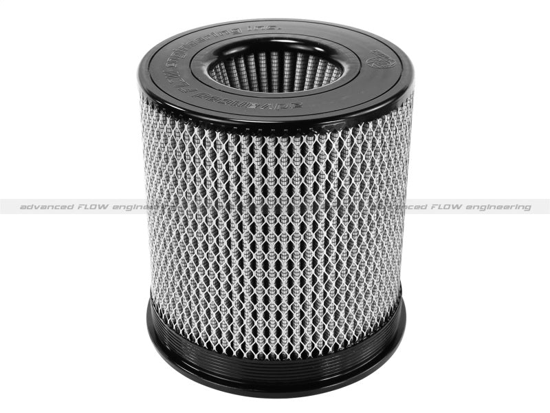 aFe MagnumFLOW Pro DRY S Air Filter with 6-inch Flange and 8 1/8-inch Base | Reusable Washable Performance Replacement