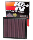 K&N Replacement Air Filter Panel for 2013-2014 Chevrolet Malibu and Buick Regal 2.0L/2.5L