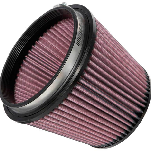 K&N Universal Clamp-On Air Filter for Ford F-250 Super Duty – 6-inch Flanged, 7-1/2-inch Base, 5-7/8-inch Top, 6-inch Height Part Number RU-5173