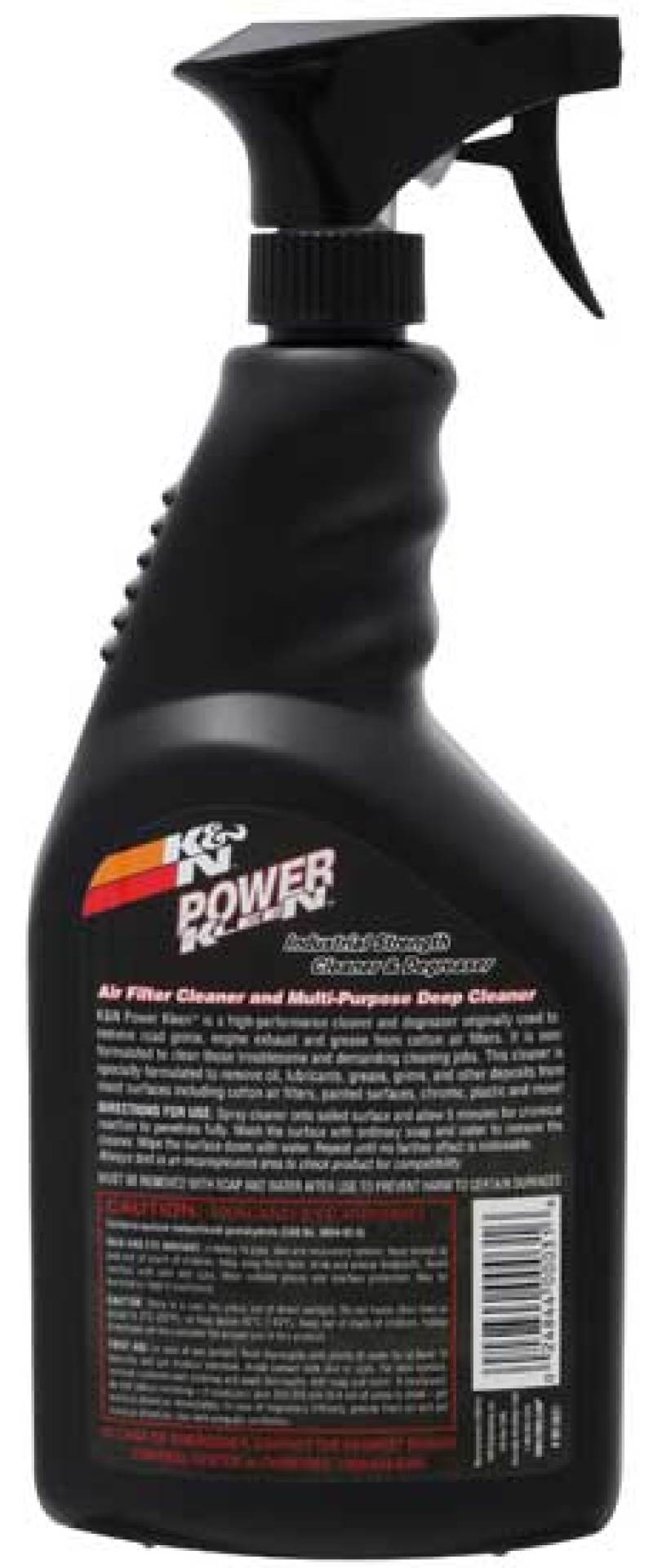 K&N Engineering 99-0621 Power Kleen Air Filter Cleaner 32 oz. Spray Bottle