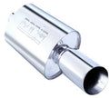 Borla Boomer Muffler Thumper Oval 2-1/4 inch Inlet, 4 inch Side Round Outlet, Part #40057
