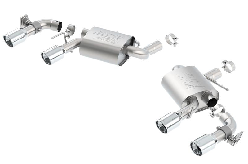 Borla ATAK Axle-Back Exhaust System for 2016-2024 Chevrolet Camaro SS & LT1 6.2L V8 with Dual NPP Valves