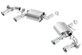 Borla ATAK Axle-Back Exhaust System for 2016-2024 Chevrolet Camaro SS & LT1 6.2L V8 with Dual NPP Valves