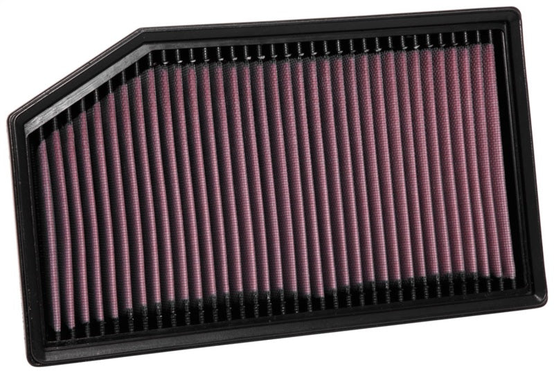 K&N Engineering 33-5076 High-Flow Drop-In Air Filter for 2018-2019 Jeep Wrangler JL 2.0L/3.6L