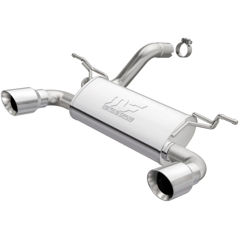 MagnaFlow 2018+ Jeep Wrangler 3.6L Dual Polished Tip Axle-Back Exhaust System