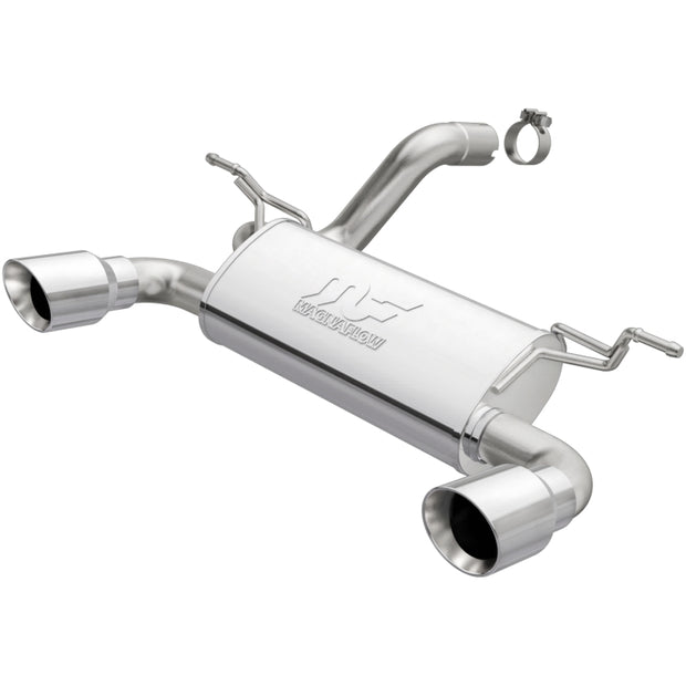 MagnaFlow 2018+ Jeep Wrangler 3.6L Dual Polished Tip Axle-Back Exhaust System