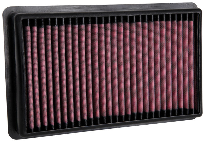 K&N Engineering 33-5106 High-Flow Reusable Air Filter for Jeep Wrangler and Gladiator 3.0L V6 Diesel