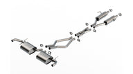 Borla S-Type Cat-Back Exhaust System for 2022-2025 Jeep Grand Cherokee V6 Models