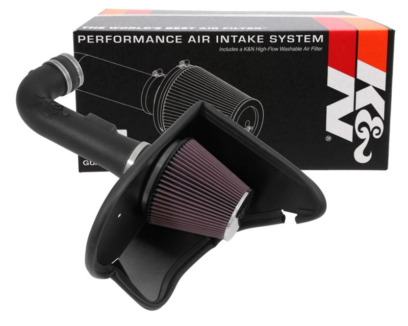 K&N Engineering 63-3094 Performance Cold Air Intake System for 2016-2023 Chevrolet Camaro V6-3.6L