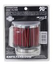 K&N Engineering 62-1480 Chrome Finish Rubber Base Crankcase Vent Filter - 1.75 Inch Flange ID