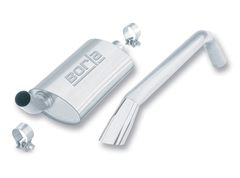 Borla Tourings Cat-Back Exhaust System for 1981-1986 Jeep CJ-7 4.2L 6-Cylinder with 2-Inch Single Round Angle Cut Tips