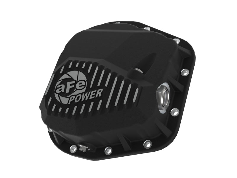 aFe Pro Series Rear Differential Cover for Ford F-150 9.75 Axle - Black with Machined Fins Part #46-71320B