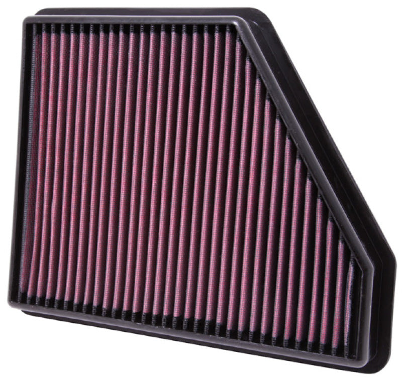 K&N Engineering 33-2434 High-Flow Reusable Air Filter for Chevrolet Camaro 3.6L/6.2L
