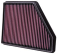 K&N Engineering 33-2434 High-Flow Reusable Air Filter for Chevrolet Camaro 3.6L/6.2L