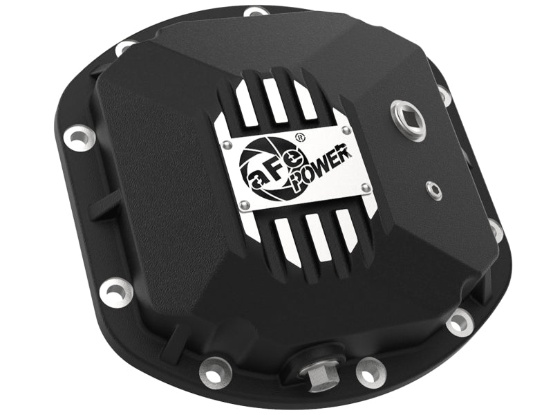 aFe Power Dana 30 Front Differential Cover for Jeep Wrangler TJ/JK 1997-2018 with Machined Fins & Synthetic Gear Oil