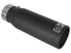aFe MACH Force-XP 3-inch to 4-inch Stainless Steel Exhaust Tip with Black Finish - Part Number 49-92043-B