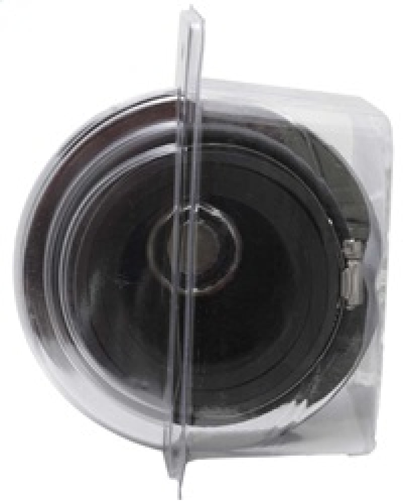 K&N Engineering Universal Air Filter Chrome Round Tapered – 4-inch Flange ID, 1.125-inch Flange Length, 5.5-inch Height