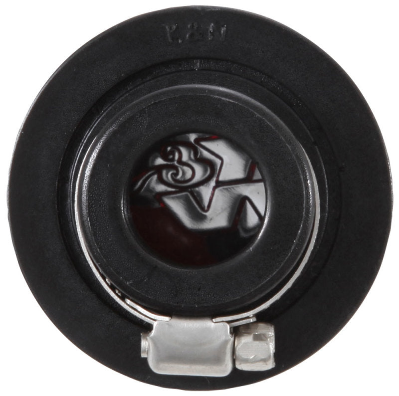 K&N Engineering 62-1390 Crankcase Vent Filter with Chrome Top and Reusable Synthetic Media