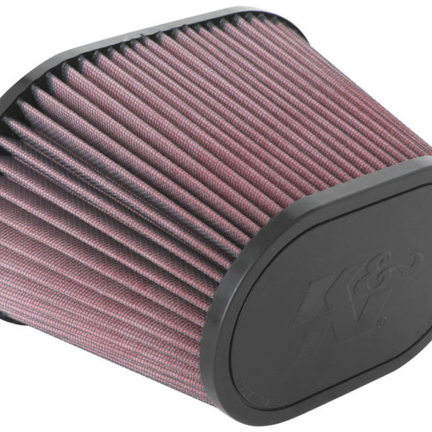 K&N Universal Clamp-On Air Filter 3.5 inch Flange ID x 8.5 x 5.25 inch B OD x 6.25 x 4 inch T OD x 5.5 inch Height