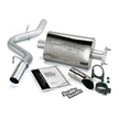 Banks Power 91-95 Jeep 4.0L Wrangler Monster Exhaust System with 2.5-inch Stainless Steel Tailpipe and Polished Turn-Down Tip