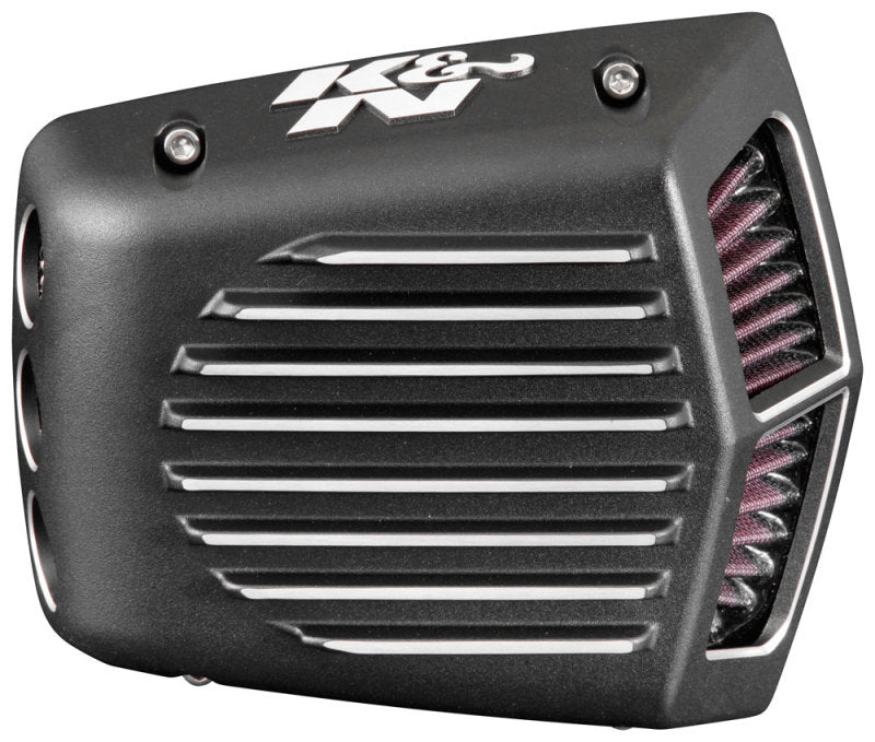 K&N Street Metal Intake System for 2001-2016 Harley-Davidson Softail and Dyna Models - Shaker Black