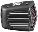 K&N Street Metal Intake System for 2001-2016 Harley-Davidson Softail and Dyna Models - Shaker Black