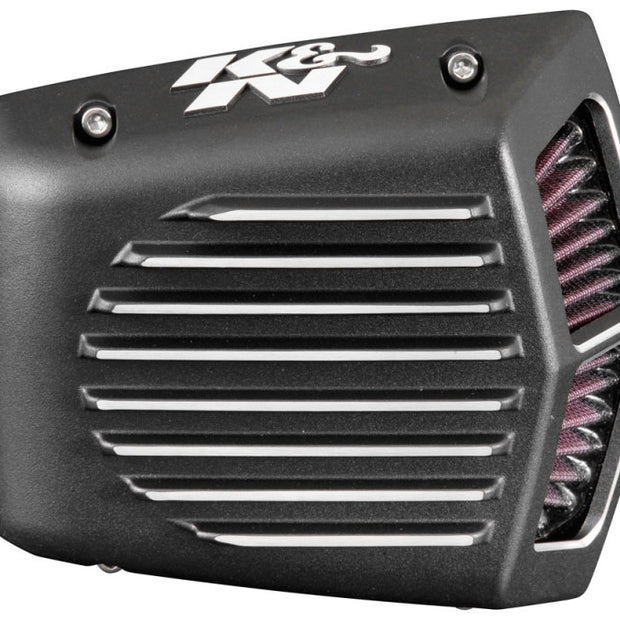 K&N Street Metal Intake System for 2001-2016 Harley-Davidson Softail and Dyna Models - Shaker Black