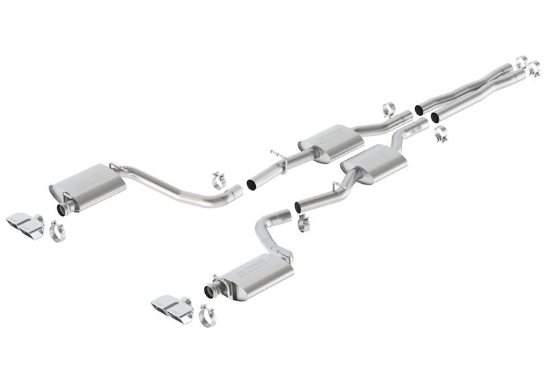 Borla S-Type Cat-Back Exhaust System for 2015-2018 Dodge Challenger R/T 5.7L V8