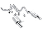 Borla ATAK Cat-Back Exhaust System for 2011-2012 Ford Mustang GT and Boss 302 – 5.0L V8, Aggressive Sound, Stainless Steel