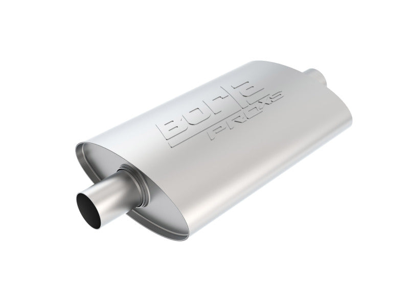 Borla Pro-XS 2-inch Center Inlet/Outlet Oval Turbo Muffler Part #40347