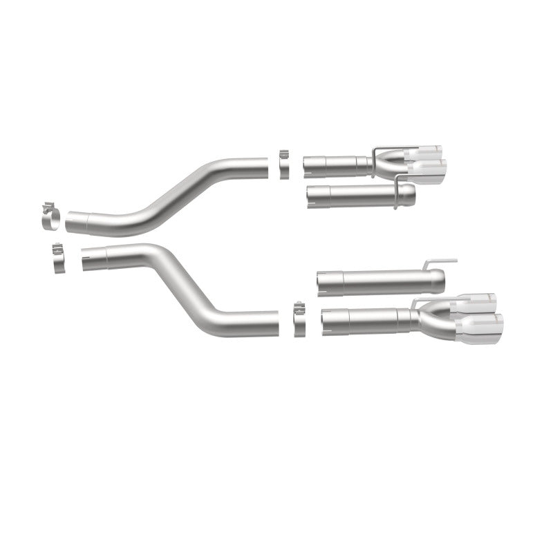 MagnaFlow Race Series Axle-Back Exhaust System for Dodge Challenger 2015-2023 – Stainless Steel, 3-inch with Quad Split Tips