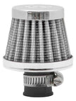 K&N Engineering 62-1600WT Crankcase Vent Filter with Chrome Top and Base, 2-inch Base Diameter