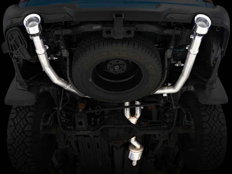 AWE Tuning 09-18 Ram 1500 5.7L Dual Rear Exit Cat-Back Exhaust with Chrome Silver Tips - Part 3015-32002