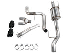 AWE Tuning 3015-33145 Ford F-150 (2021-2025) Dual Side Exit Cat-Back Exhaust with 4.5-Inch Diamond Black Tips
