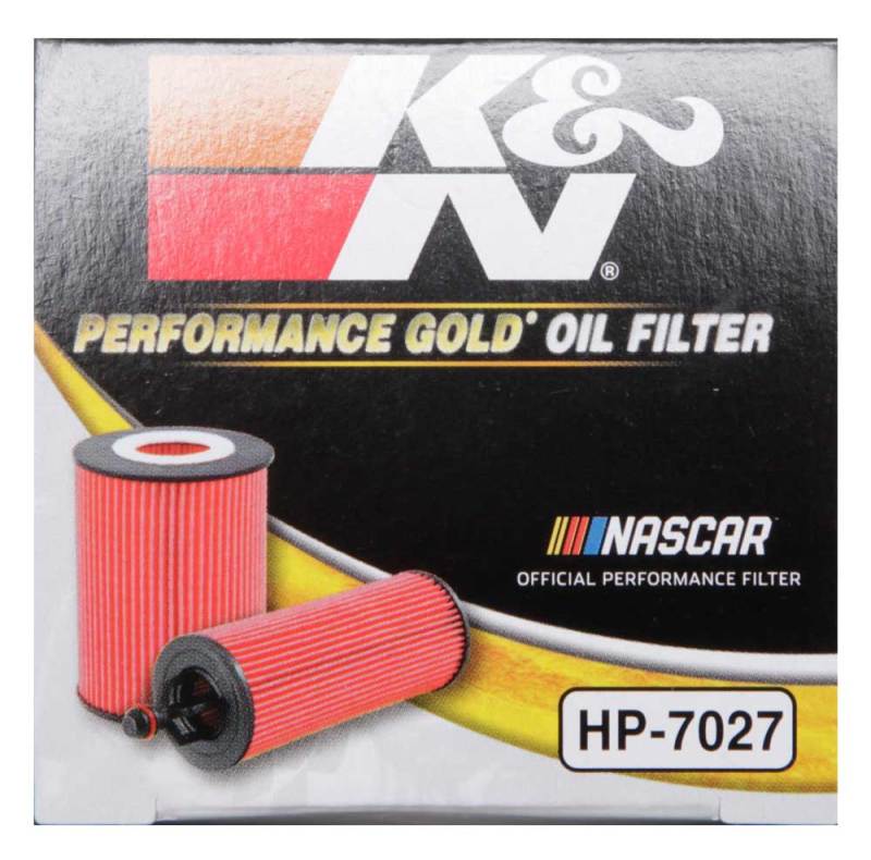 K&N Engineering HP-7027 Performance Oil Filter for Chevrolet Cruze 2011-2013 with Hengst Filter Housing