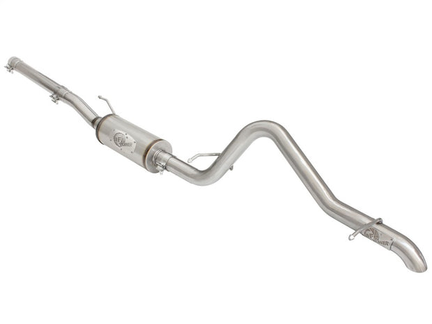 aFe MACHForce XP 2-1/2 inch Stainless Steel Cat-Back Exhaust System with Hi-Tuck Tip for Jeep Wrangler (2007-2017) V6-3.6L/3.8L