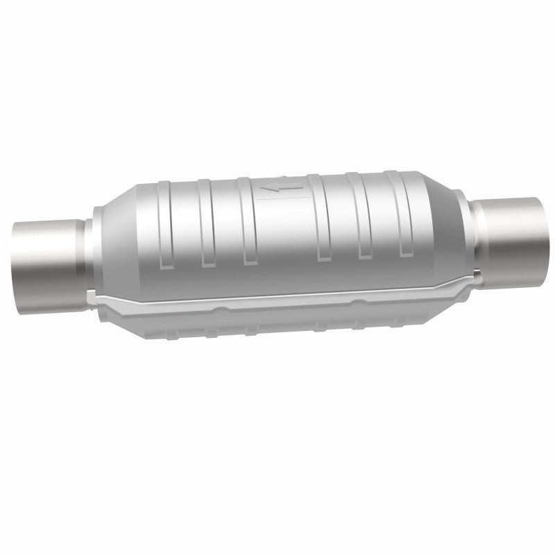 MagnaFlow OEM Grade Universal Catalytic Converter Part Number 51355 - 2.25 Inch Inlet/Outlet, 11 Inch Body