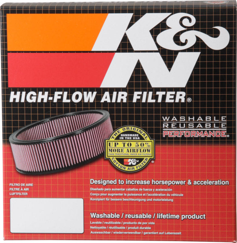 K&N Marine Engine Flame Arrestor 5-1/8 Inch Flange – Enhanced Air Filtration for Marine Engines