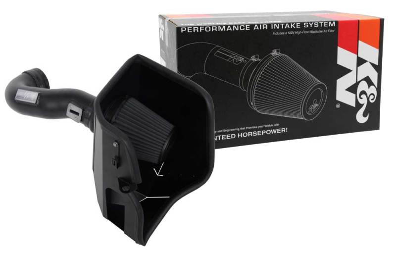 K&N Engineering 71-3110 Performance Cold Air Intake Kit for 2019 Chevy Silverado 1500 V8 5.3L/6.2L
