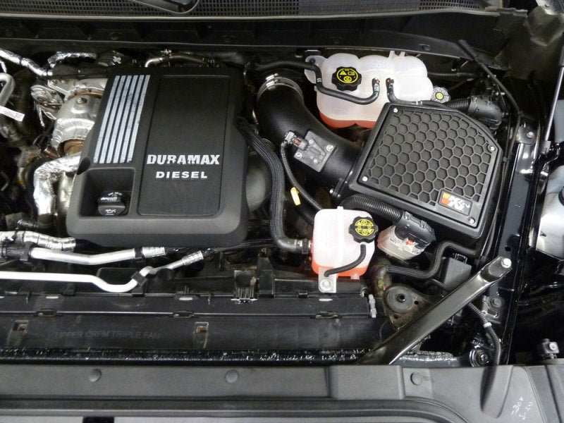 K&N 63 Series AirCharger Performance Intake for 2020-2021 Chevrolet Silverado 1500 and GMC Sierra 1500 with Part Number 63-3118