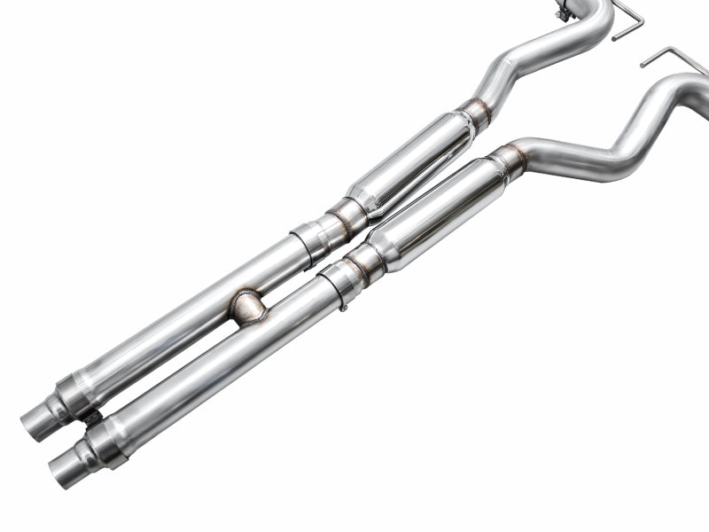 AWE Tuning 3020-43375 Track Edition Cat-Back Exhaust for 2024-2026 Ford Mustang Dark Horse with Quad Diamond Black Tips