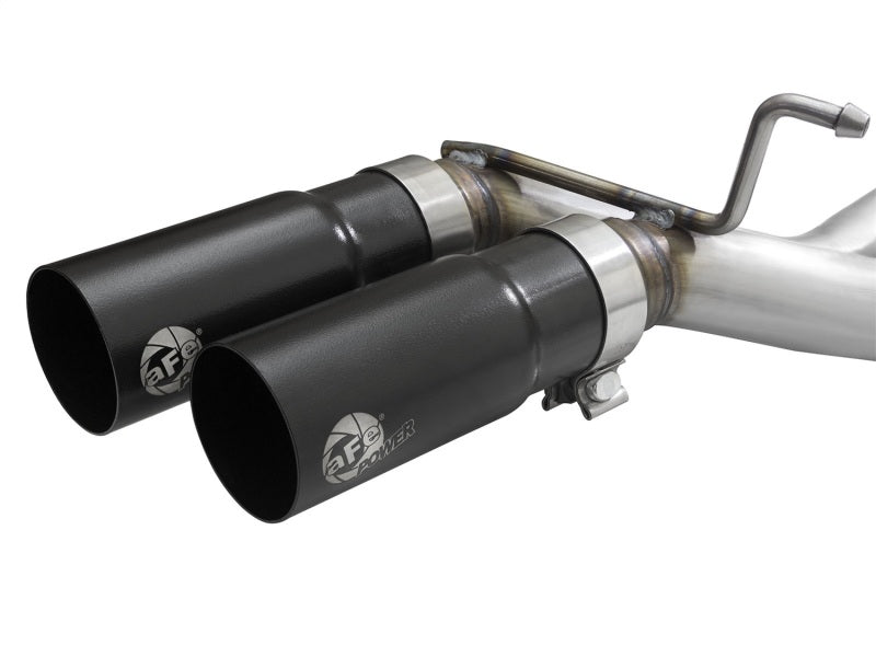 aFe Rebel Series Dual Center Exit Cat-Back Exhaust System for Jeep Wrangler (JK) with 3.6L/3.8L V6 Engines