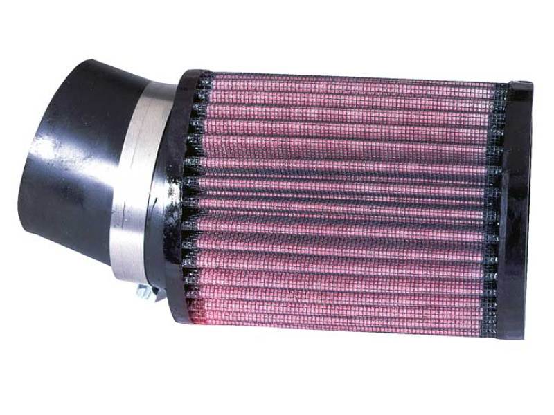 K&N Engineering RU-1760 Universal Rubber Round Straight Air Filter with 20-Degree Angled Flange