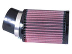 K&N Engineering RU-1760 Universal Rubber Round Straight Air Filter with 20-Degree Angled Flange